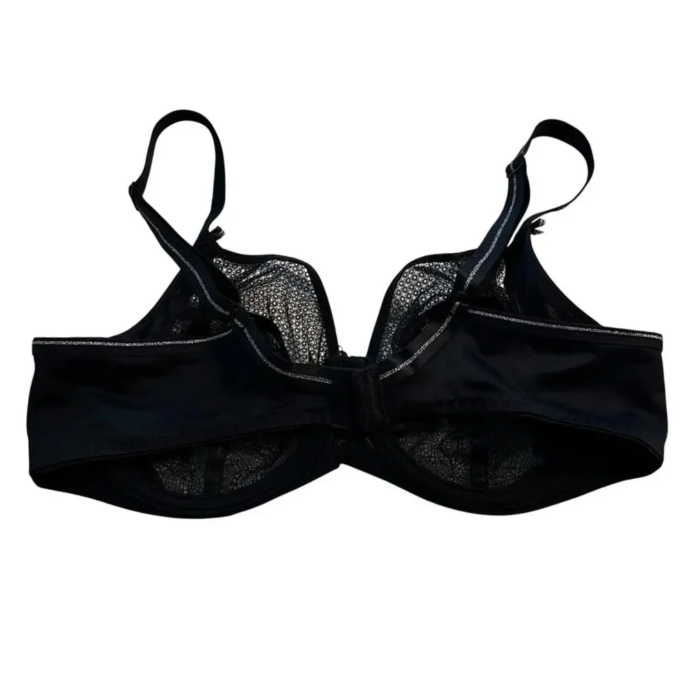 Freya Size 36DD Hero Underwire Side Support Bra Black AA1841 - Picture 2 of 4